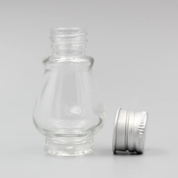 100шт 20 мл прозрачен флакон аромат на масло грим крем стъклени бутилки гореща разпродажба