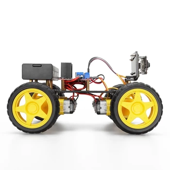 Направи си САМ Умен Кола Робот Комплект За Arduino 4WD WiFi ESP32 CAM Доли Kit Лесен Монтаж С комплект Камери