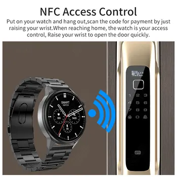 2022 Нови NFC Смарт Часовници Мъжки Bluetooth Предизвикателство GPS Проследяване на Движението на Безжична Зареждане IP68 Водоустойчив ЕКГ ТОЧКИ Спортни Умен Часовник
