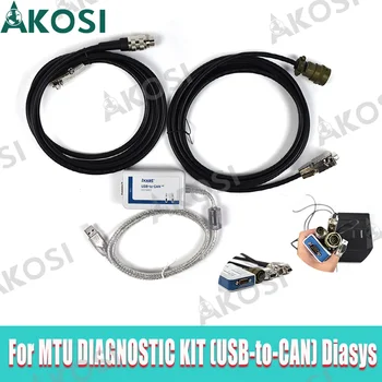 За MTU USB CAN V2 КОМПАКТЕН инструмент за Диагностика IXXAT 2,72 MDEC Кабел ADEC Дизелов MTU DiaSys Инструмента за диагностика на Двигателя на Камион