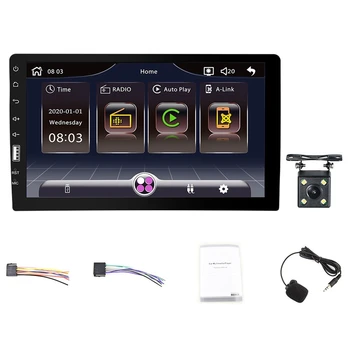 9-инчов Гъвкав Авто Радио 1 Din Carplay Android MP5 Плейър Мултимедиен Плейър Видео плейър Сензорен Екран