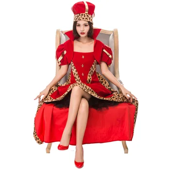 Секси Коледни Костюми С Празничен Костюм Кралица на Хелоуин Студиен Съемочный костюм