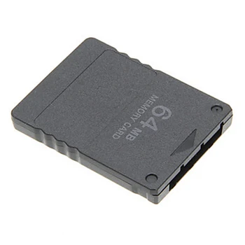За PS2 64 MB Високоскоростна Карта Памет за Разширяване на Паметта са Подходящи за Игрова конзола Sony PS2 Storag Черна Карта с Памет в насипно състояние