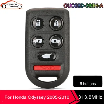 KEYECU за Honda Odyssey 2005 2006 2007 2008 2009 2010 Умен Бесключевой Дистанционно Ключодържател Предавател OUCG8D-399H-A 313,8 Mhz 6 Бутони