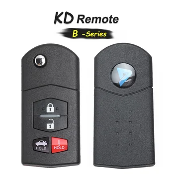 KEYECU B-Series B14 Универсално дистанционно управление 3 + 1 4 Бутон ключ за управление на KD900 KD900 +, KEYDIY дистанционно управление за B14-3 + 1