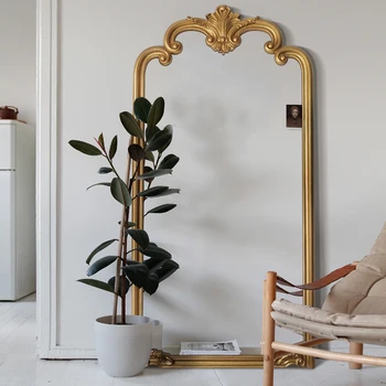 огледално блокове с назъбени ръбове, скандинавски полезно модерно естетическо огледало в цял ръст, креативен дизайн на качеството, декорация на дома, espejo