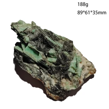 C6-8B ТОП 100% Натурален Кварцов Emerald Проба на Минерални Кристали от Малипо Wenshan, провинция Юнан, Китай
