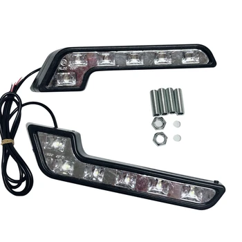 2X12 В Супер Ярки DRL LED Дневни Светлини за Автомобили, Авто Водоустойчива Led дълги Светлини, Фарове за мъгла Стайлинг Автомобили