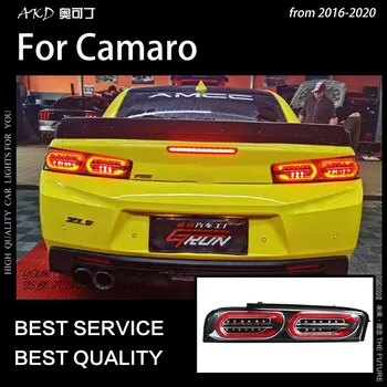 Автомобилен Стайлинг Задна Светлина за Camaro Led Задна Светлина 2016-2020 Camaro Динамичен Сигнал Задните Светлини DRL Спирачка Задна авто Аксесоари