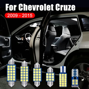 За Chevrolet Cruze J300 2009 2010 2011 2012 2013 2014 2015 6 бр. Автомобилна led крушка Вътрешна Куполна Лампа За Четене, Аксесоари за Лампи и Багажника