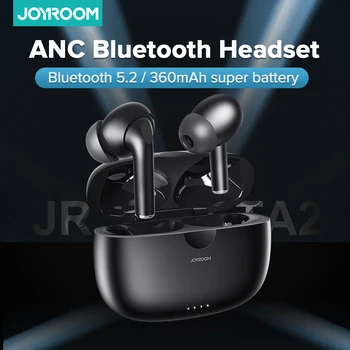 Joyroom TA2 True Wireless ANC намаляване на шума, bluetooth слушалки Предизвикателство bluetooth слушалки Стерео водоустойчив Bluetooth 5,2