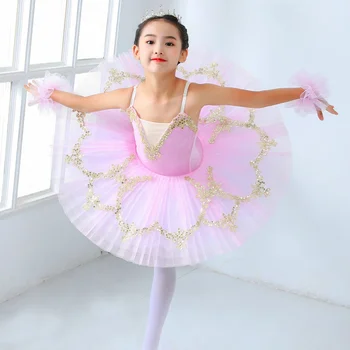 Детска балетна пола, дрехи за изказвания, професионално облекло за танци 