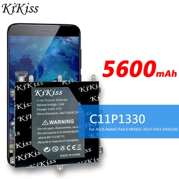 Оригинален KiKiss за ASUS C11P1330 Батерия за ASUS MeMO Pad 8 Pad8 ME581C K01H K015 ME8150C ME581CL 5600 mah Висок капацитет + Инструменти
