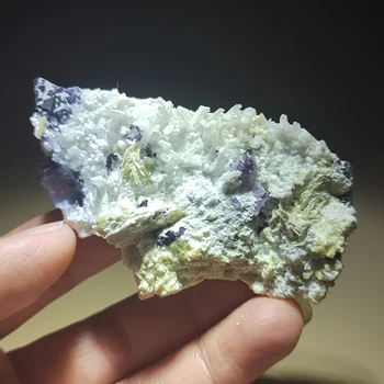 33,3 натурален виолетов флуорит, кристал, сидерит, минерален лечебен градешки камък, серия от аксесоари за декорация на дома