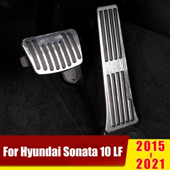 За Hyundai Sonata 10 LF 2015-2017 2018 2019 2020 2021 Автомобил на педала на Газта От Алуминиева сплав, Педала на Газта, Педали, Спирачки, Накладки Нескользящие