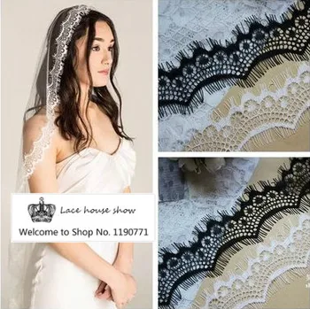 Висококачествено Сватбена рокля мигли дантелени орнаменти аксесоари сам облекло завесата аксесоари плат от 4 см