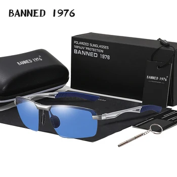 2021 Шофиране Поляризирани Слънчеви Очила с UV400 С Антирефлексно Покритие За Мъже Алуминий Магниевая Дограма за Спортни Слънчеви Очила на Водача Ретро Очила Нюанси