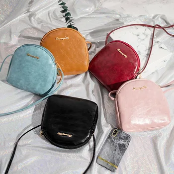 Дамски чанти, Малки Чанти, Реколта Дамска Чанта, Малка Чанта През Рамо, Черни Чанти и калъфи За мобилни телефони, Обикновена Прости чанти във формата на миди