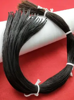 250 г чист натурален черен скрипичного лук коса черен хвощ лук косми конски косми эрху хвощ косата 90-95 см