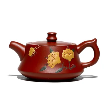 Yixing Лилаво Глинен Чайник 150 мл Zisha Гърне Dahongpao Известния Ван Гован Ръчно изработени Основата на Колоната традиционен китайски чай Кунг-фу