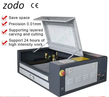 Точност ръководят 60 W CO2 RUIDA Машина За Лазерно рязане ZD4060 Лазерен Гравьор, Нож за Хартия върху Дърво, с Висока Стабилност и Ниска цена