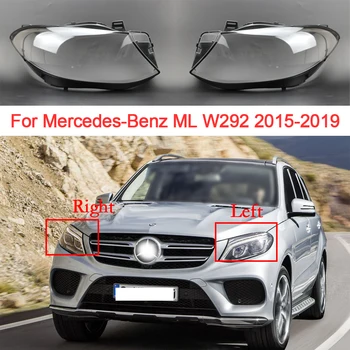 Стъкло Фарове За Mercedes Benz W292 ML 2015 2016 2017 2018 2019 Корпус на Обектива Лампа Прозрачен Капак Автомобилни Аксесоари