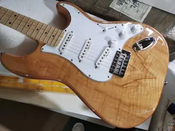 безплатна доставка на Нова високо китара от махагон с една намотка електрически китари